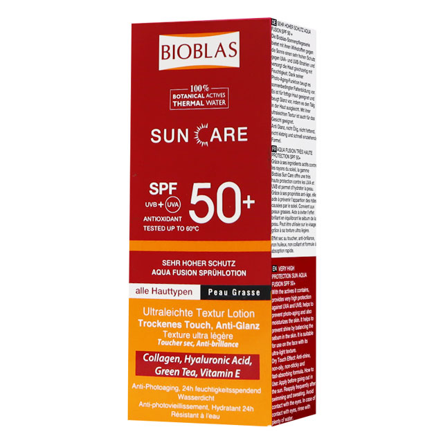 Bioblas Sun Care SPF 50+ Aqua Fusion Lotion Spray 75ml