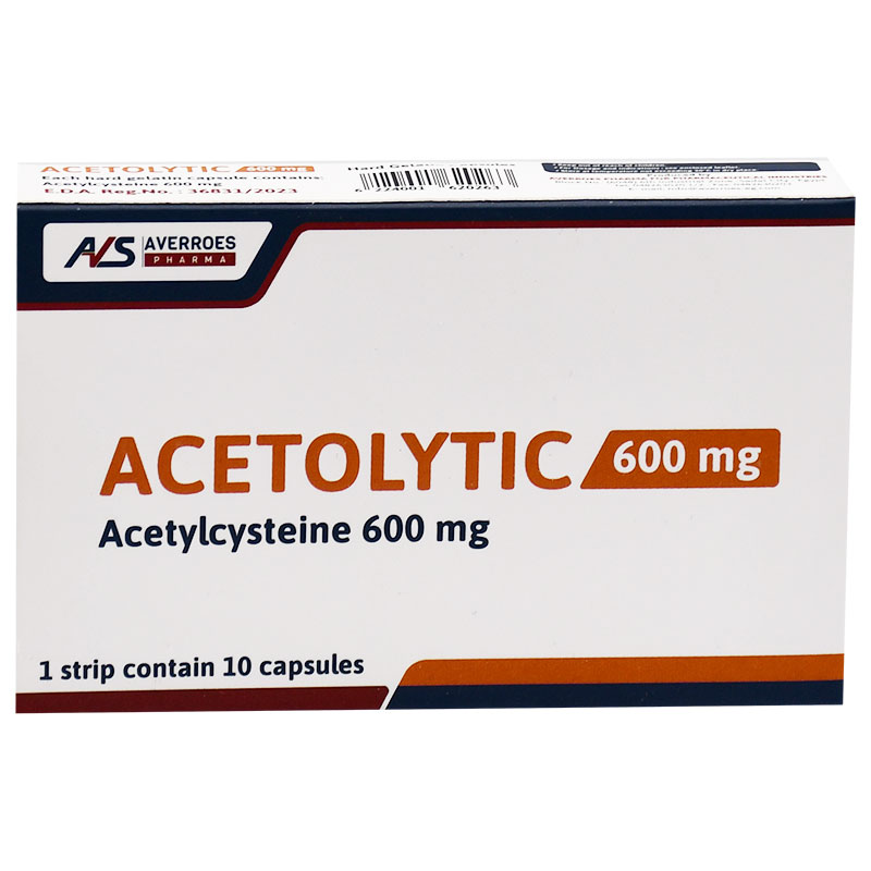 Acetolytic 600mg 10 Capsules