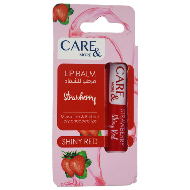 Care&More Lip Balm Strawberry 4gm