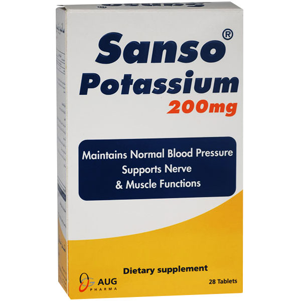 Sanso Potassium 200mg 28 Tablets