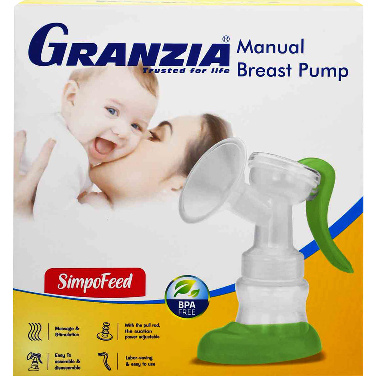 Granzia Manual Breast Pump Simpofeed/XN-2306SY/XH