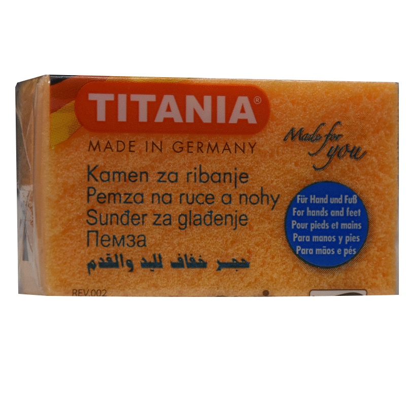 Titania Pumice Sponge Hand & Feet/3000/1