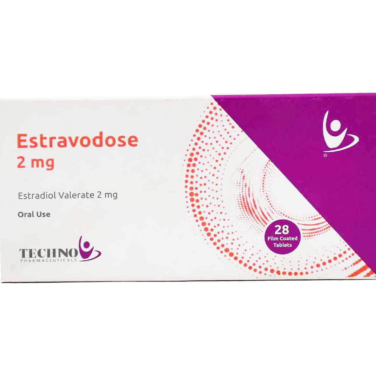 Estravodose 2 mg 28 Film Coated Tablets