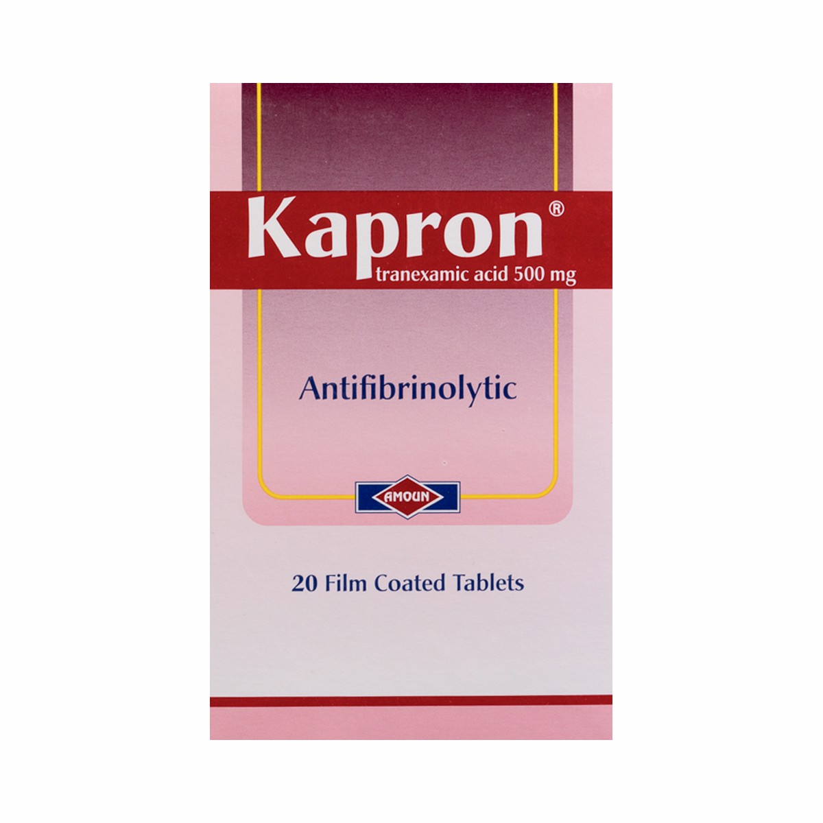 Kapron 500mg 20 Tablets