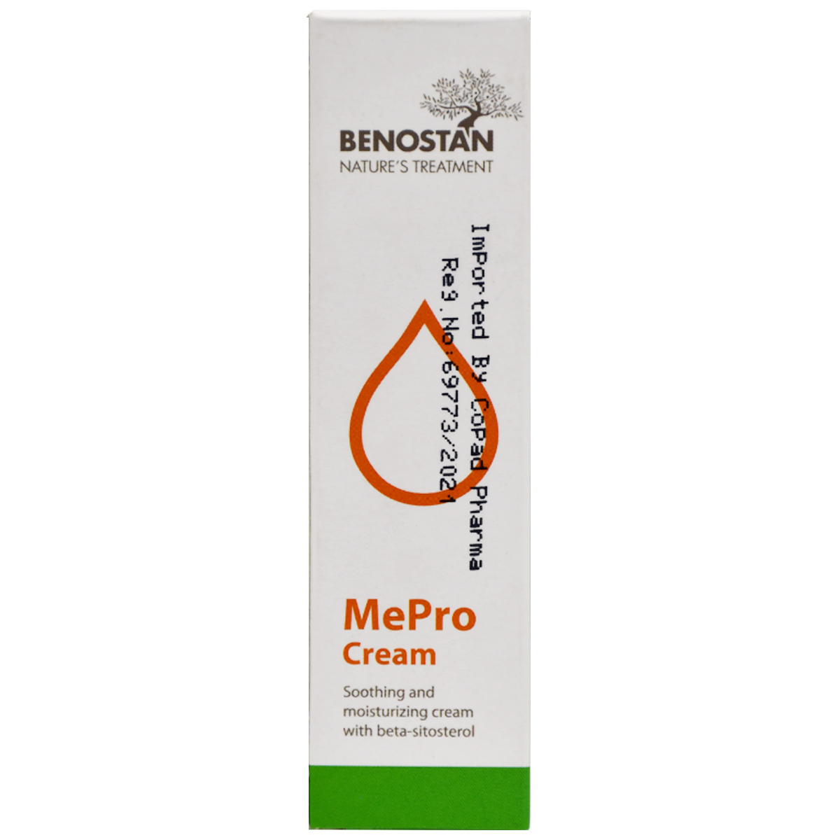Mepro Soothing and Moisturizing Cream (&Beta;-Sitosterol) 15 gm