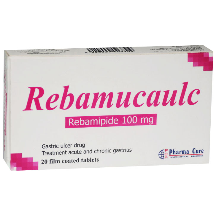 Rebamucaulc 100mg 20 Film Coated Tablets