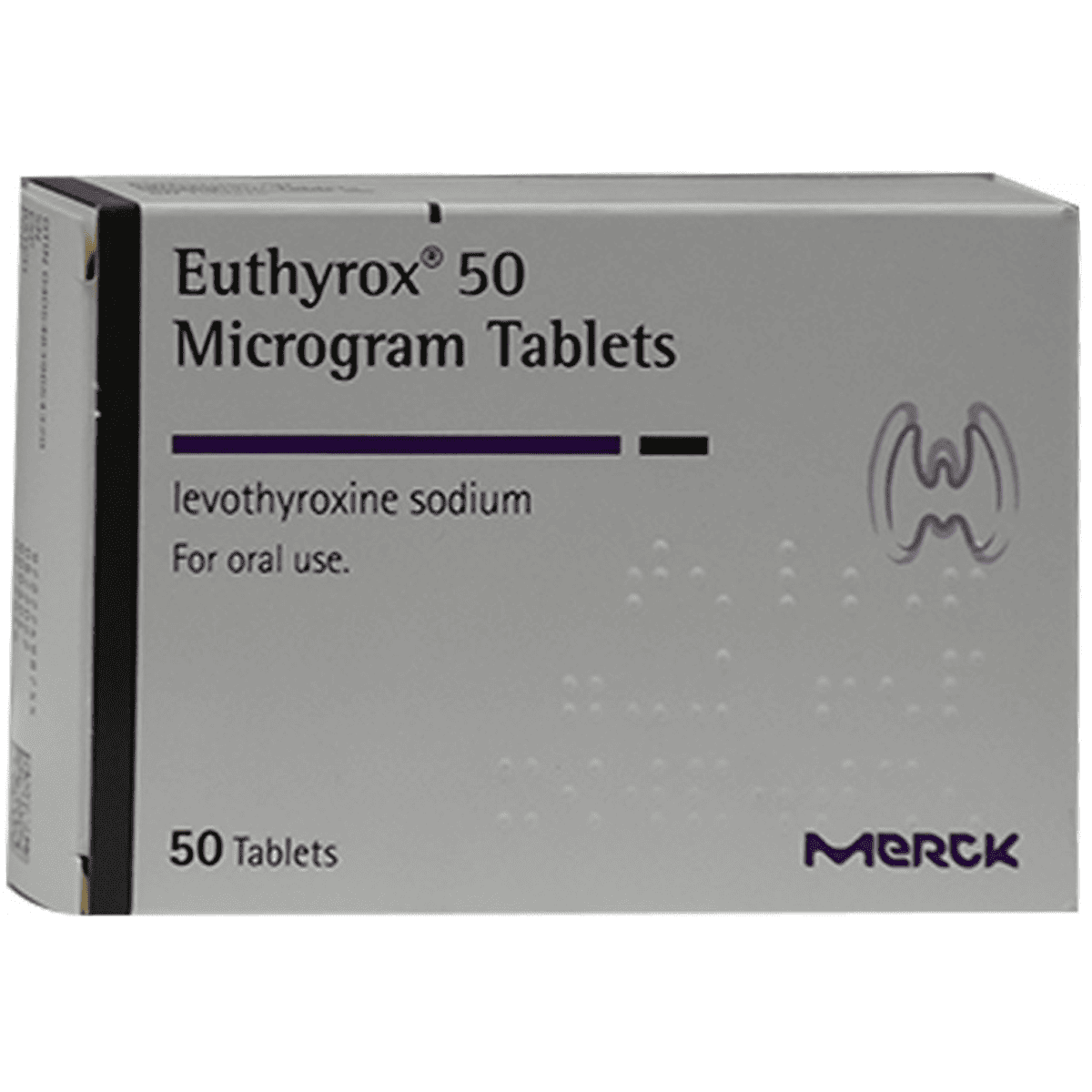 Euthyrox 50mcg 50 Tablets