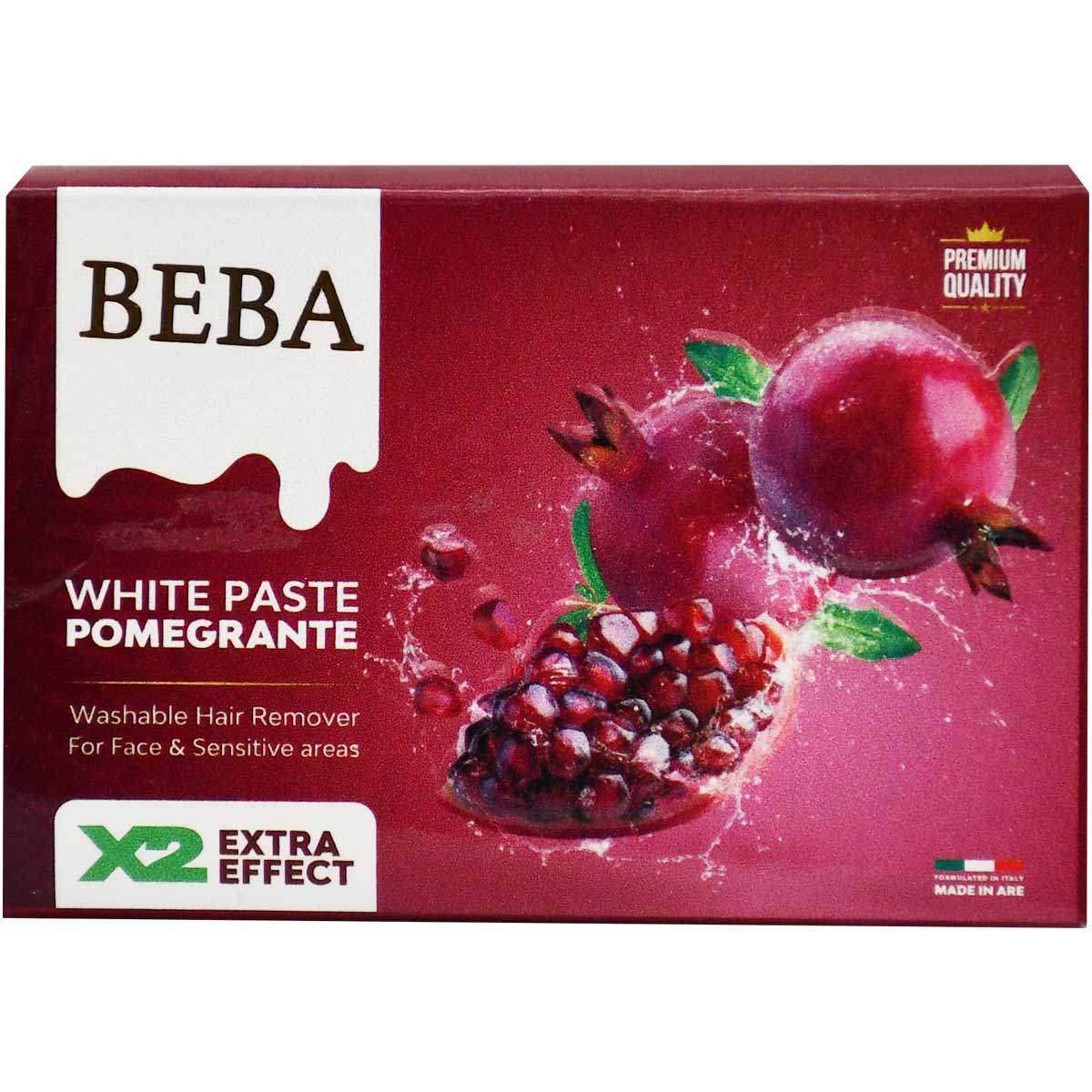 Beba Pomegranate White Paste Hair Remover 100gm