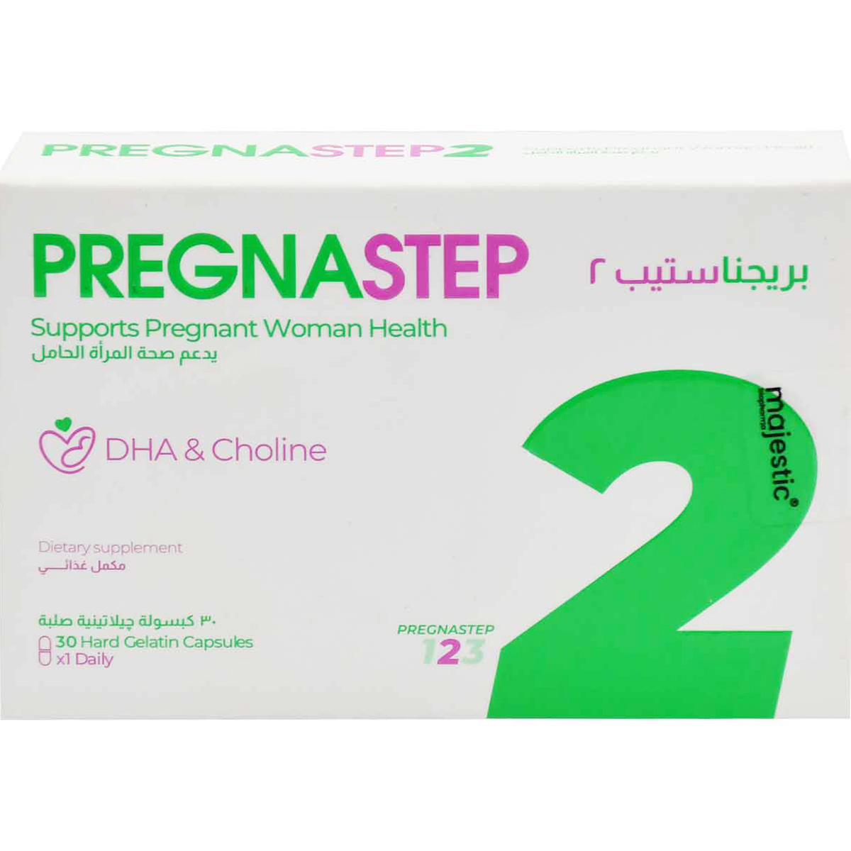 Pregnastep (2) 30 Hard Gelatin Capsules