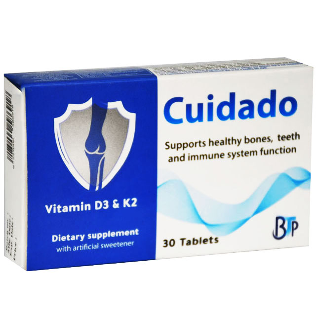 Cuidado (vitamin D3 + Vitamin K2) 30 Tablets