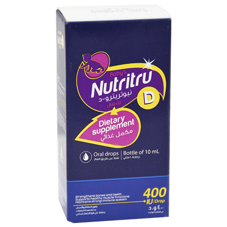 Nutritru-D Baby 400 IU Oral Drops 10ml