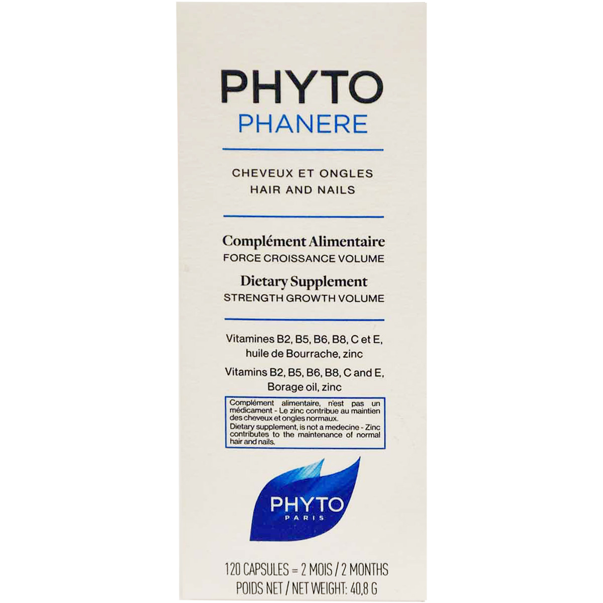Phytophanere Hair and Nails 120 Capsules