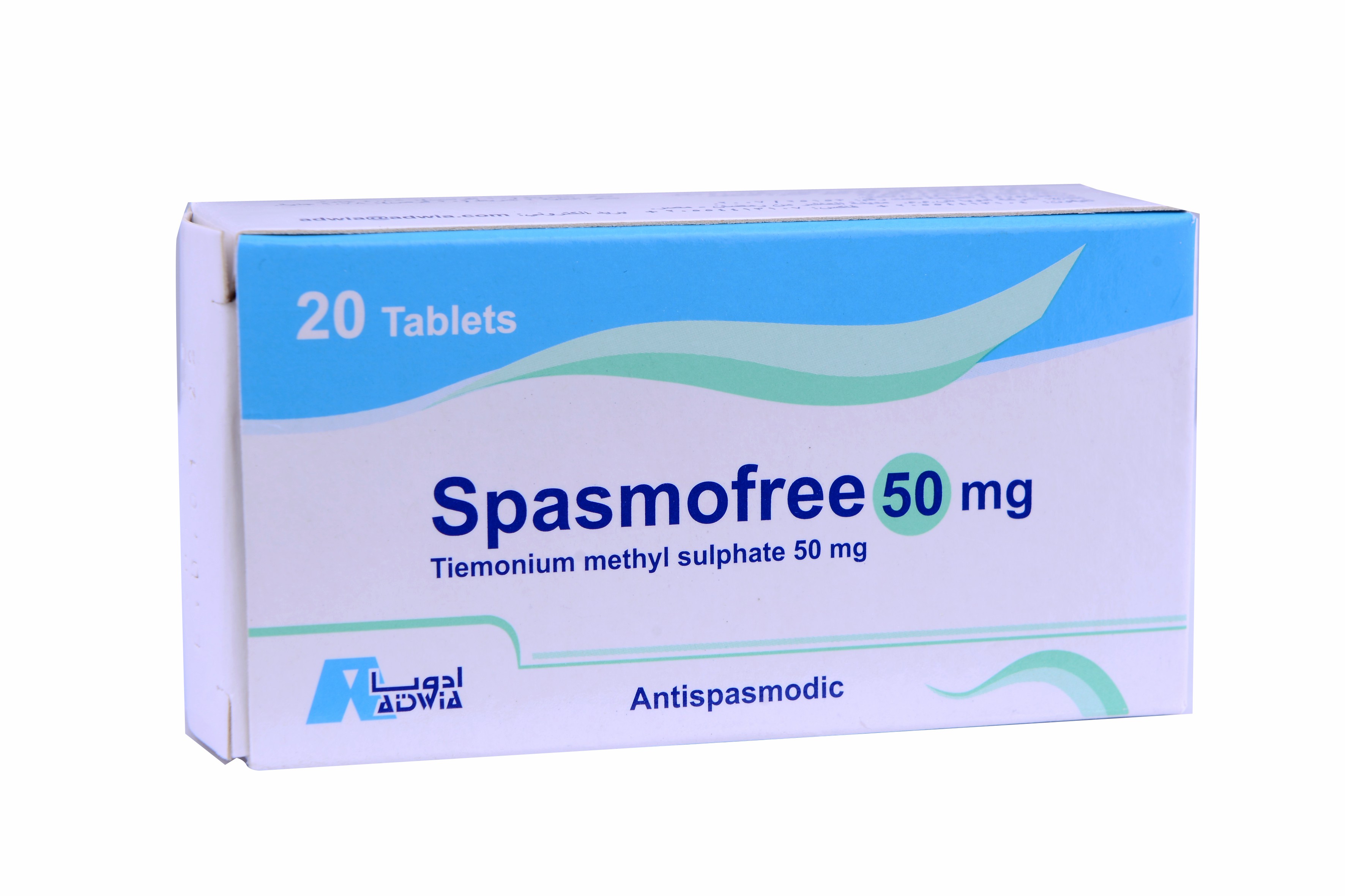 Spasmofree 50mg 20 Tablets