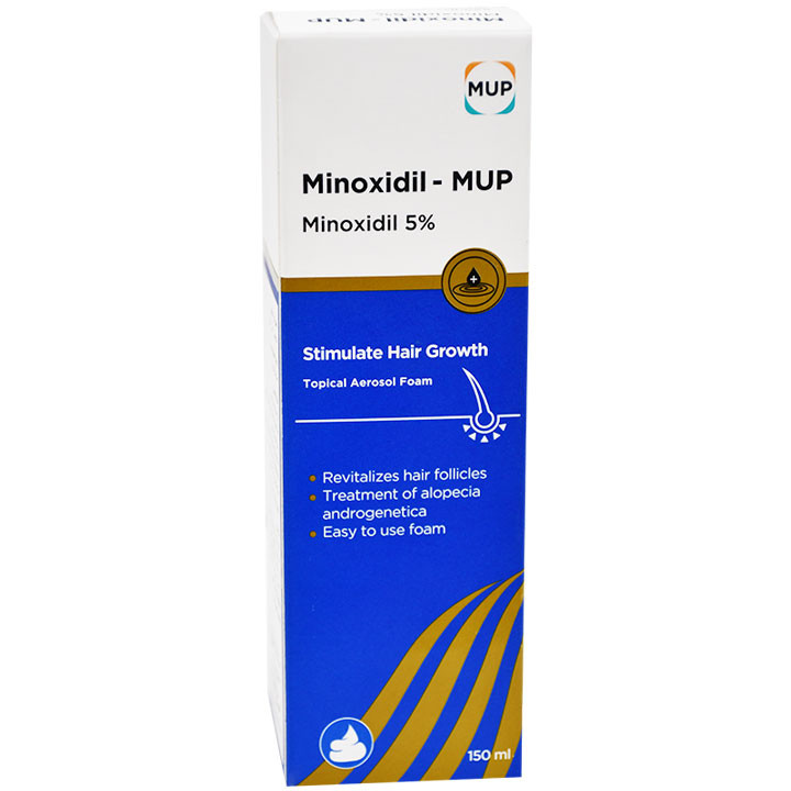Minoxidil-Mup 5% Topical Aerosol Foam 150ml