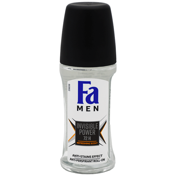 Fa Men Invisible Power 72 Hours Deodorant Roll On 50ml