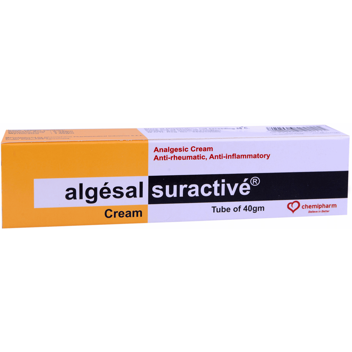 Algesal Sureactive 40gm Cream