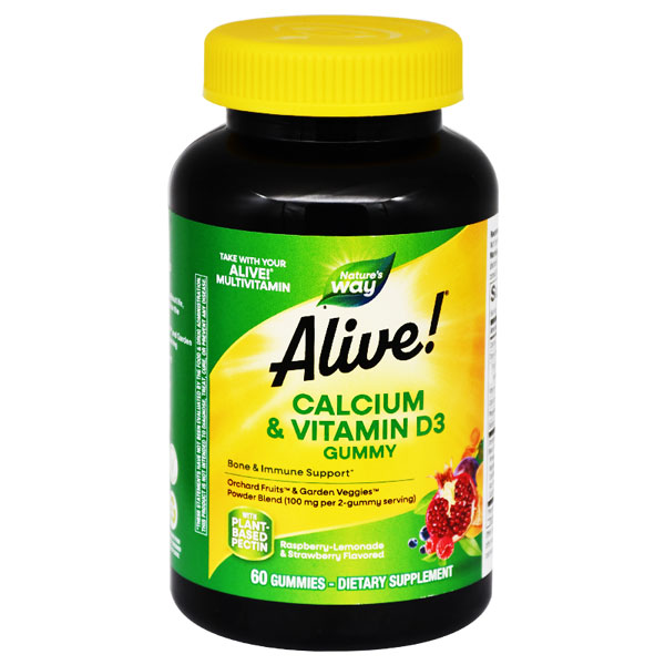 Alive Calcium and Vitamin D3 60 Gummy