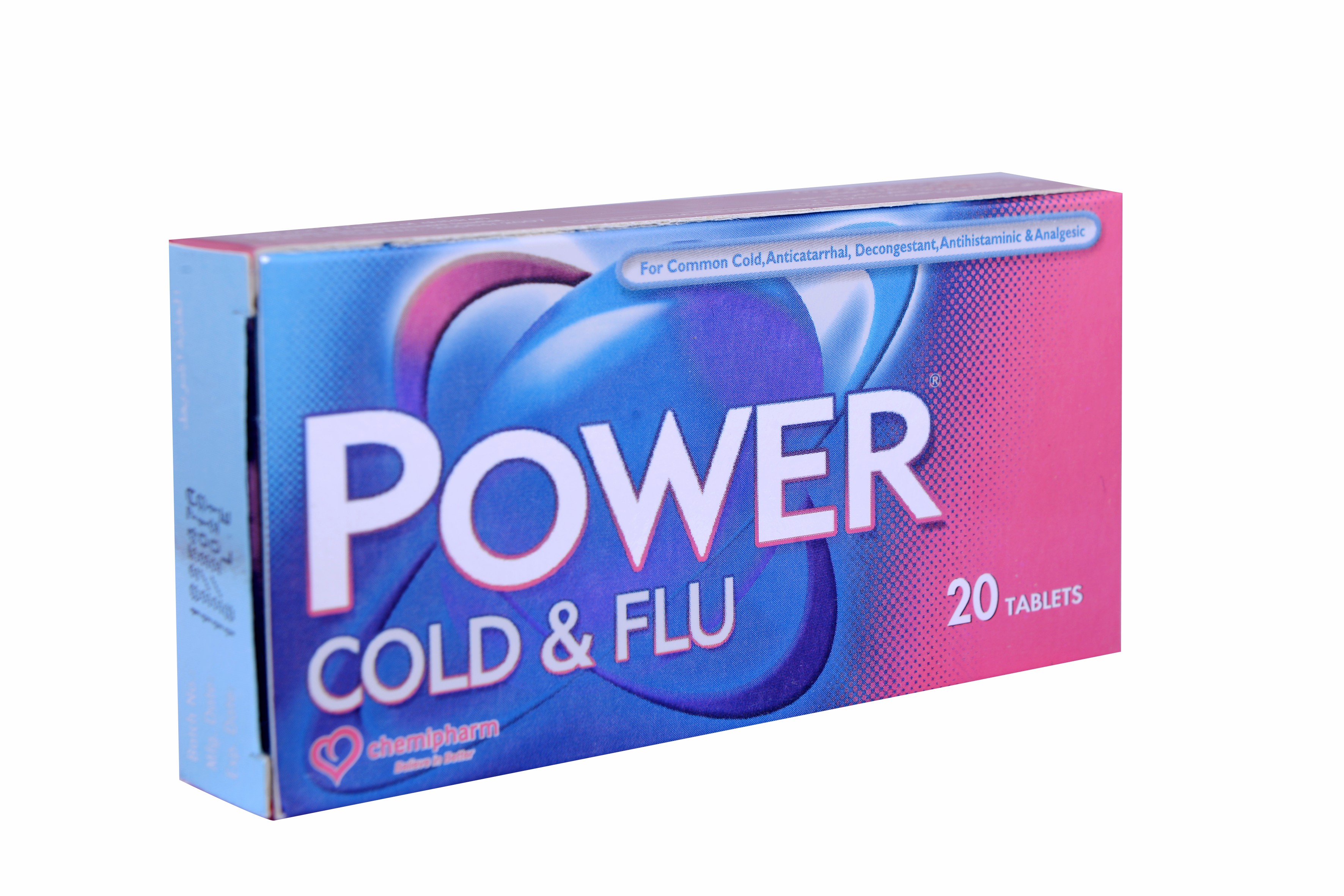Power Cold & Flu 20 Tablets
