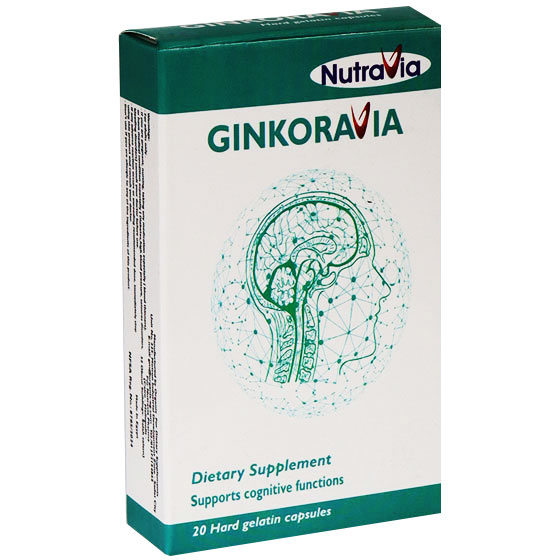 Ginkoravia 20 Hard Gelatin Capsules