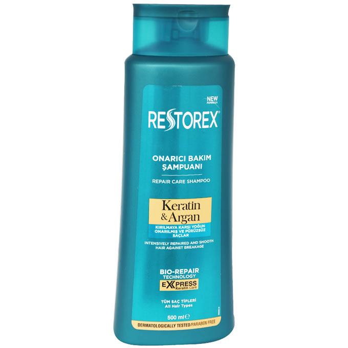 Restorex Keratin And Argan Repair Care Shampoo 500ml