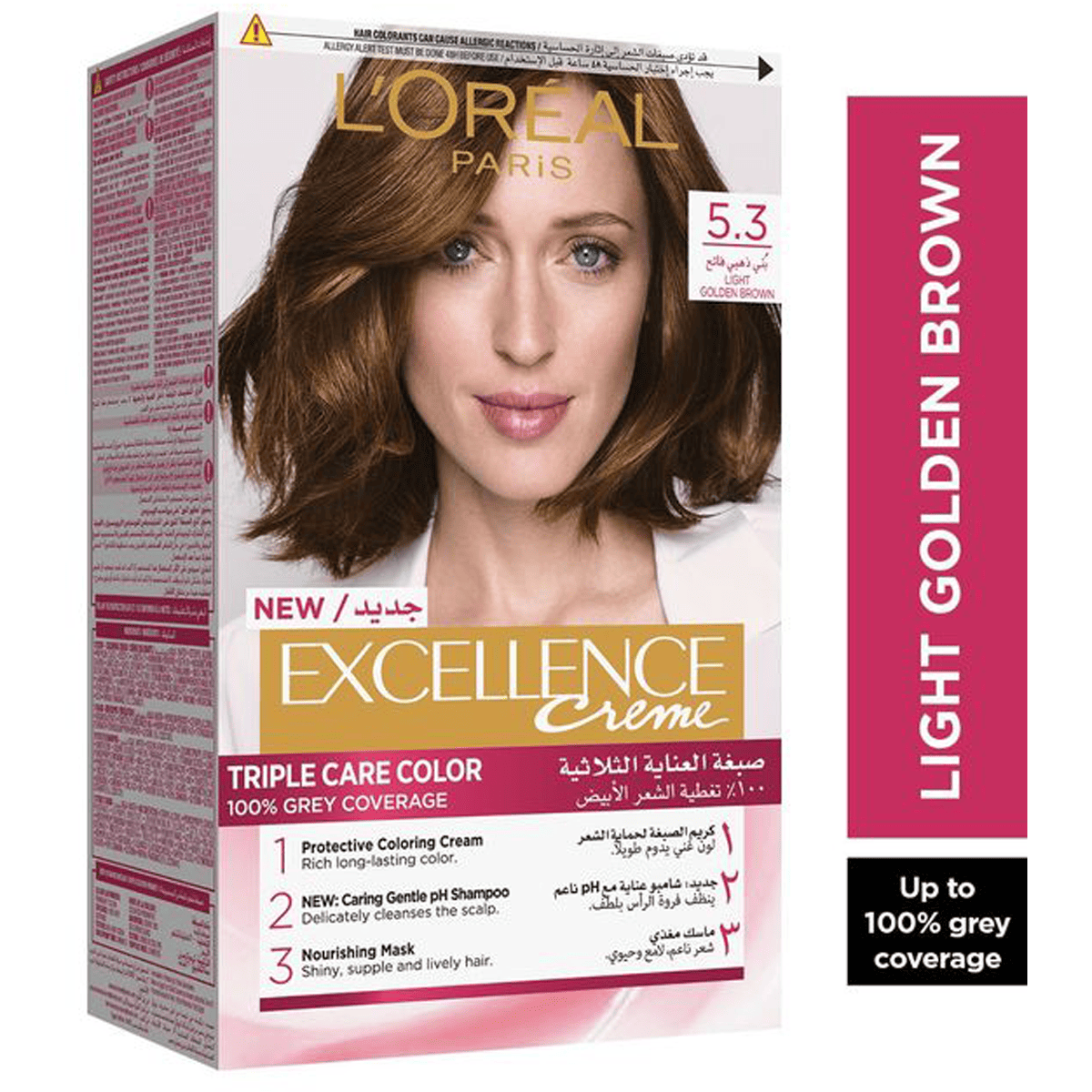 Loreal Excellence Cream/5.3 Light Golden Brown