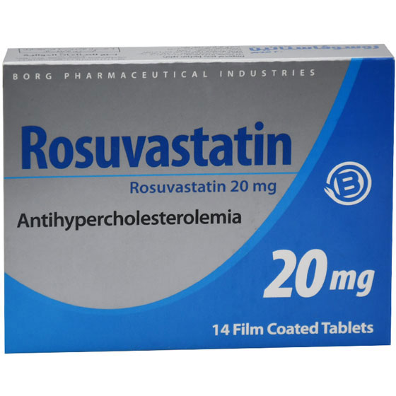 Rosuvastatin 20mg 14 Film Coated Tablets