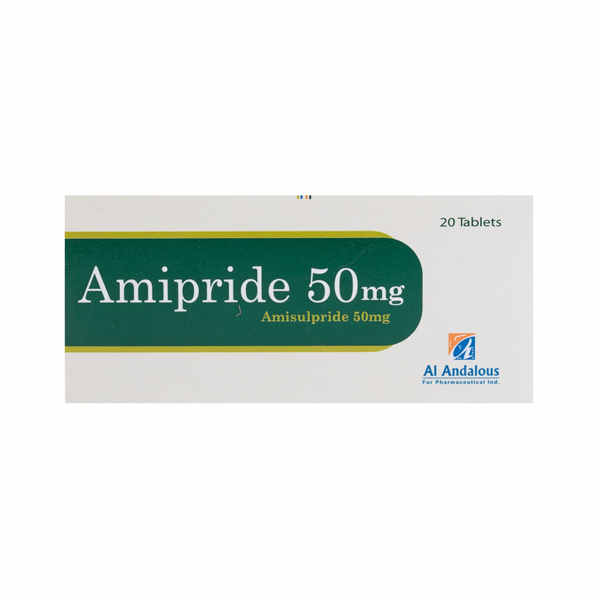 Amipride 50mg 20 Tablets
