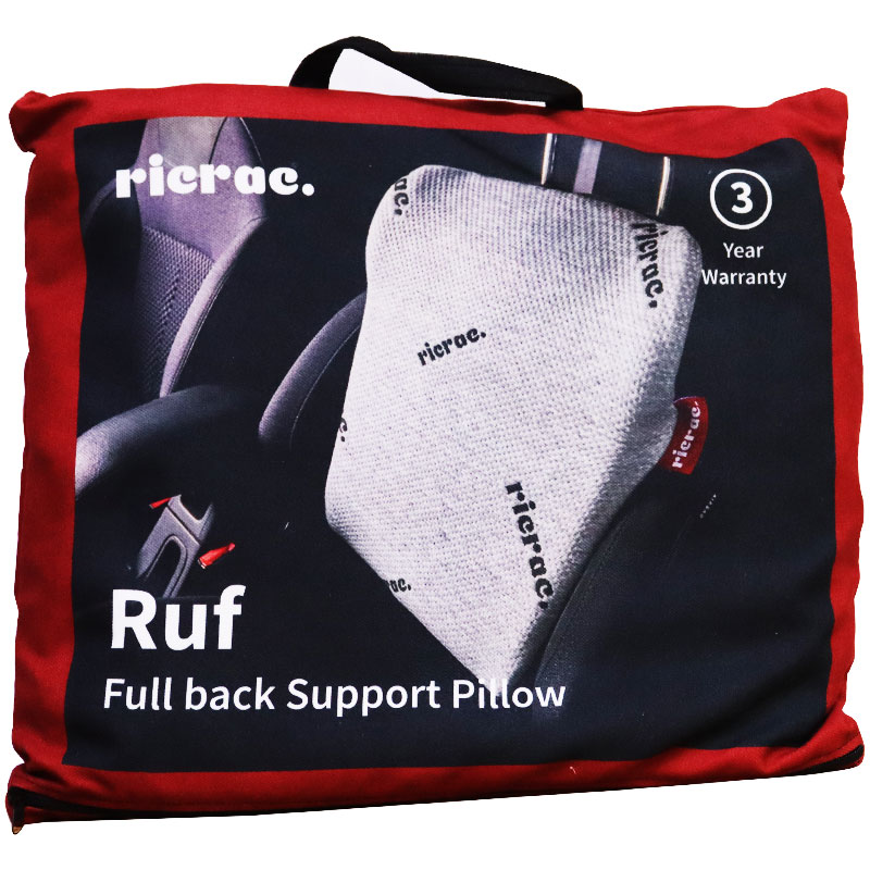 Ricrac Ruf Back Support Pillow Pattern Black