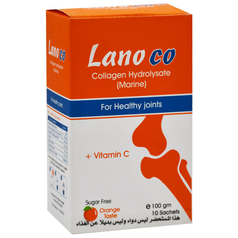 Lano Co Collagen+Vitamin C Orange Flavor 10 Sachet