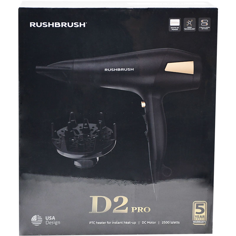 Rush Brush D2 Pro Black/Rb-D2Pro
