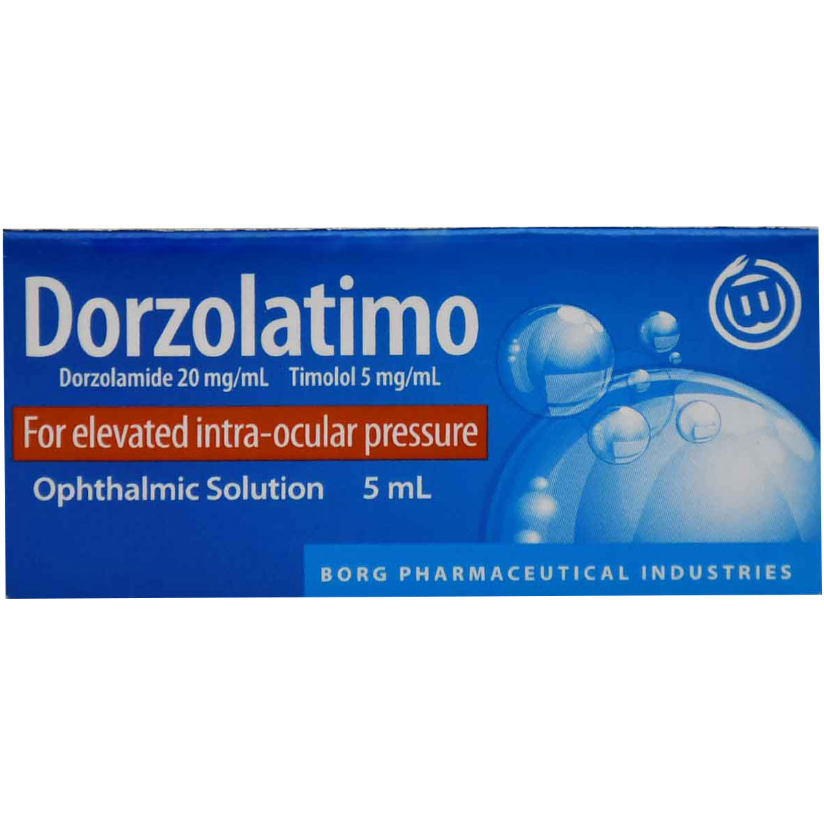 Dorzolatimo (20+5)mg/ml Ophthalmic Solution 5ml