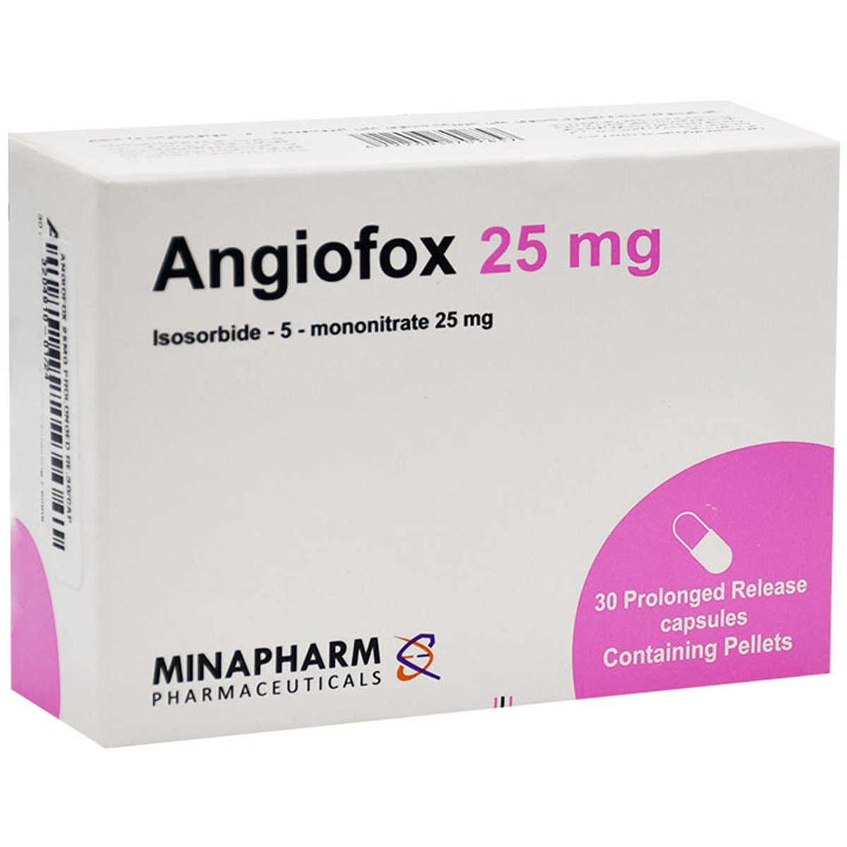 Angiofox 25mg 30 Prolonged Release Capsule