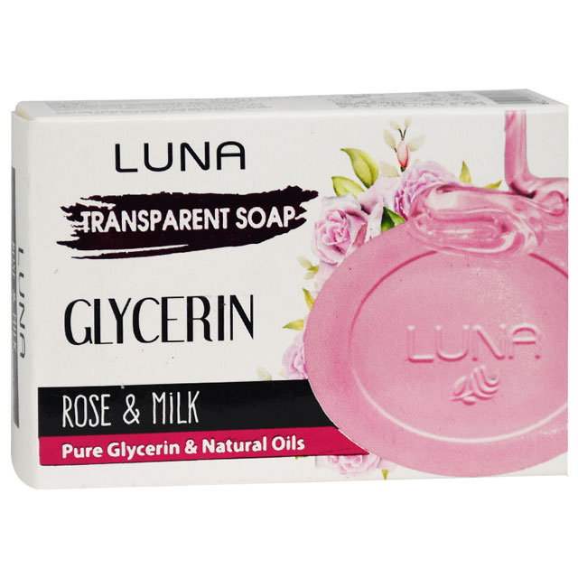 Luna Glycerin Rose&Milk Soap 100gm