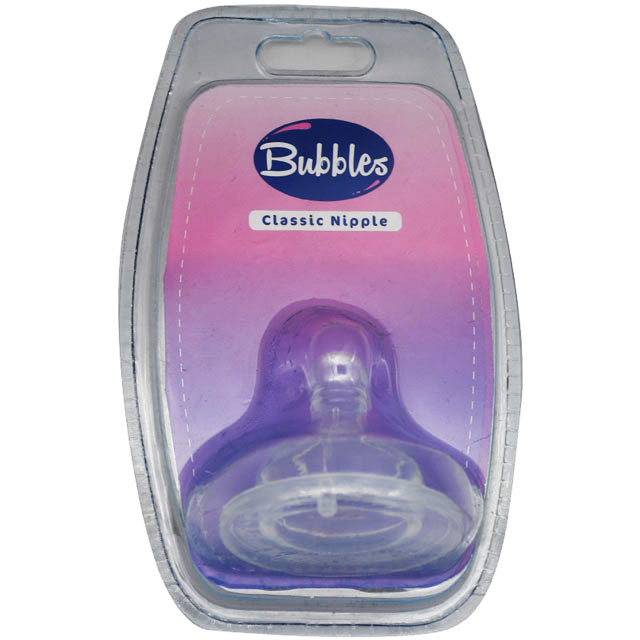 Bubbles Classic Nipple Silicone (4)Month