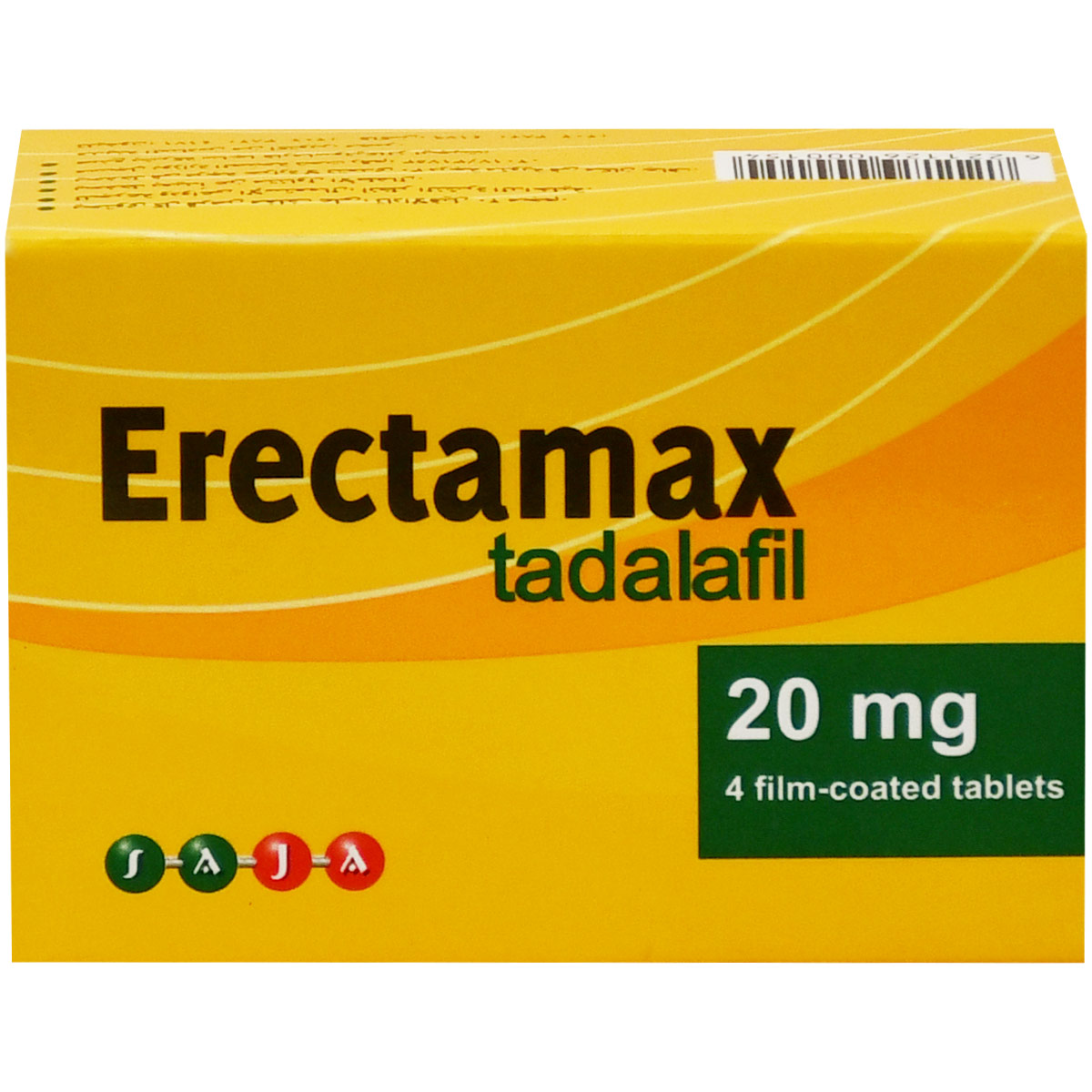 Erectamax 20 mg 4 Film Coated Tablets