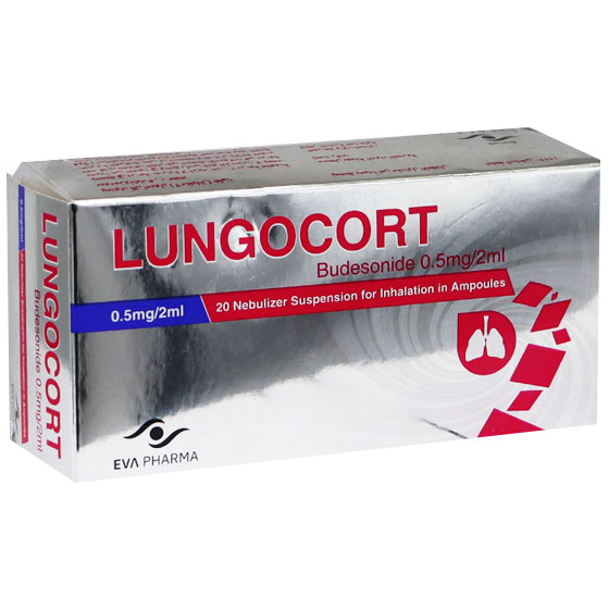 Lungocort Nebulizer Suspension for Inhalation 0.5mg/2ml 20 Ampoules