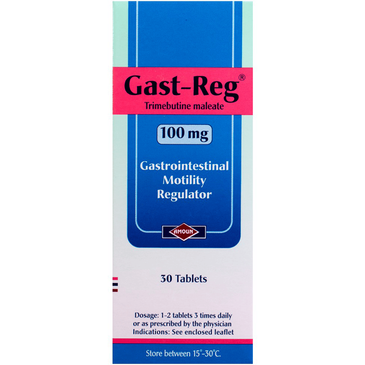 Gast Reg 100mg 30 Tablets