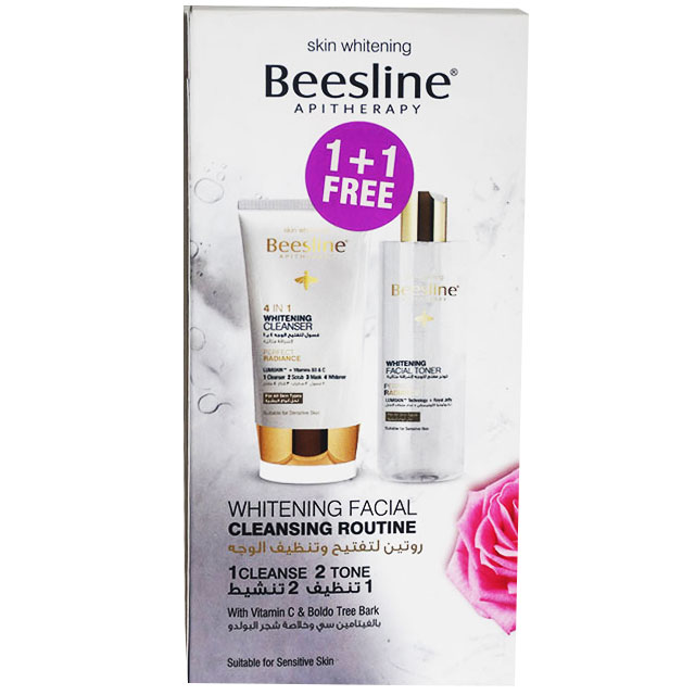 Beesline Whitening (Cleanser 150ml + Face Toner 200ml ) (Offer Pack)
