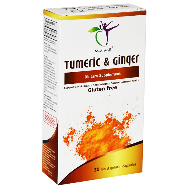 Tumeric and Ginger 30 Hard Gelatin capsules