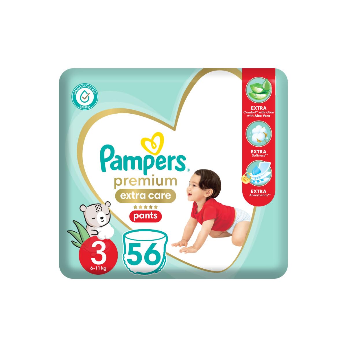 Pampers Premium Care (3) Pants (6-11) Kg 56Pcs