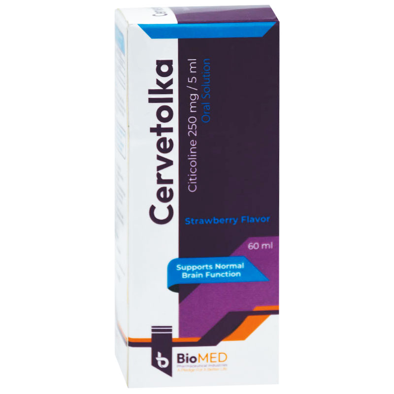 Cervetolka250mg/5ml Strawberry Flavor Oral Solution 60ml