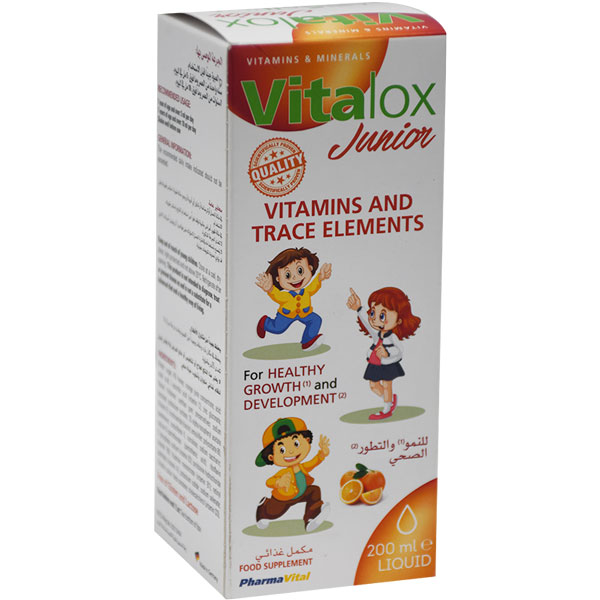 Vitalox Junior Orange Flavor Liquid 200ml