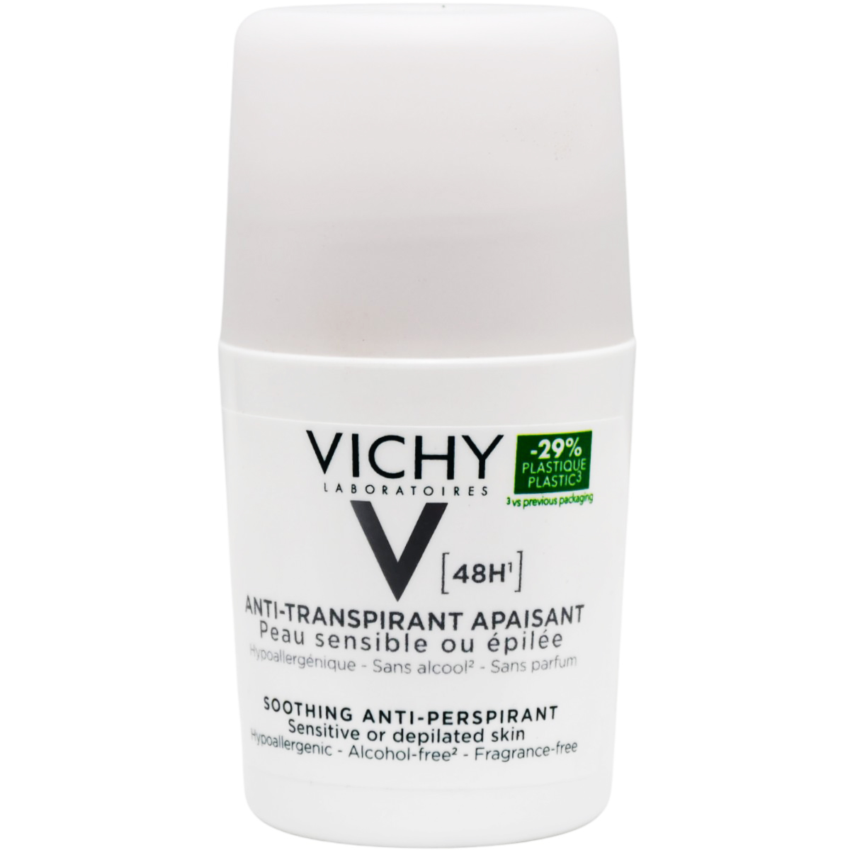Vichy Soothing Anti Perspirant 48 Hour Roll On Deodorant 50ml