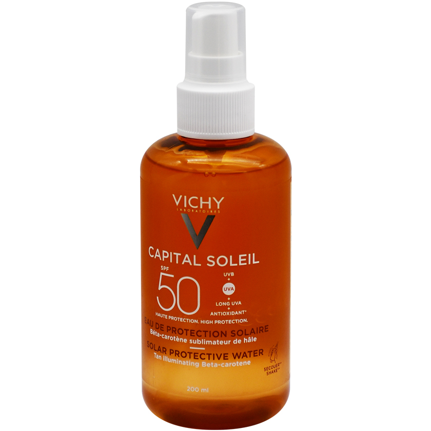 Vichy Capital Soleil Tan Protective Water SPF (50) 200ml
