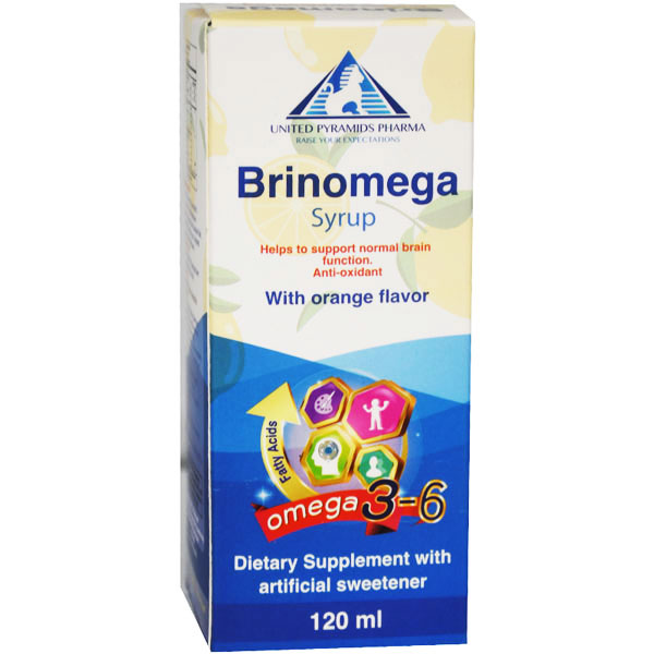Brinomega (Orange Flavor) 120ml Syrup