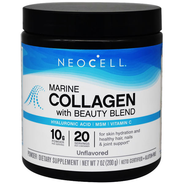 Neocell Marine Collagen With Beauty Blend Unflavored 200gm