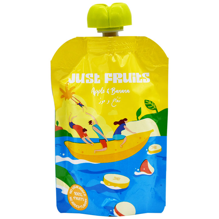 Just Fruits Apple and Banana Puree 110gm