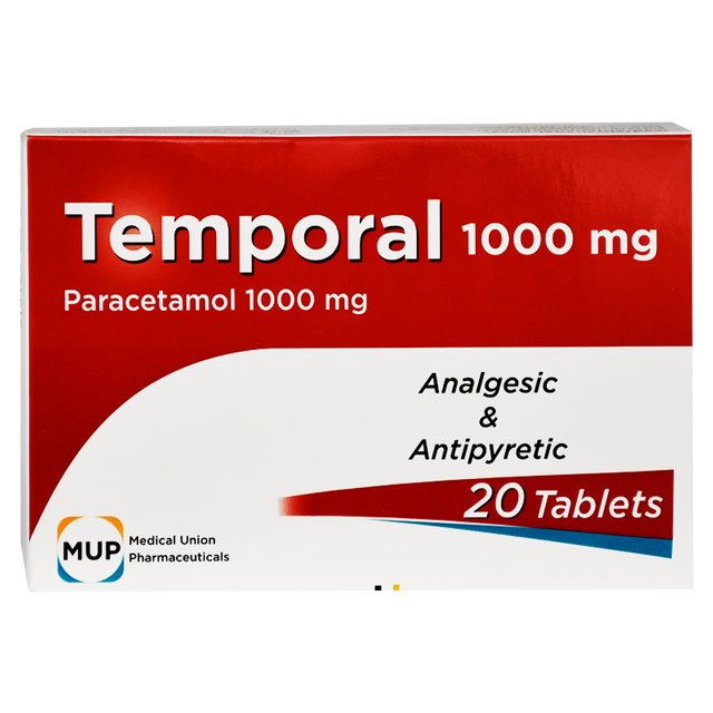 Temporal 1000mg 20 Tablets