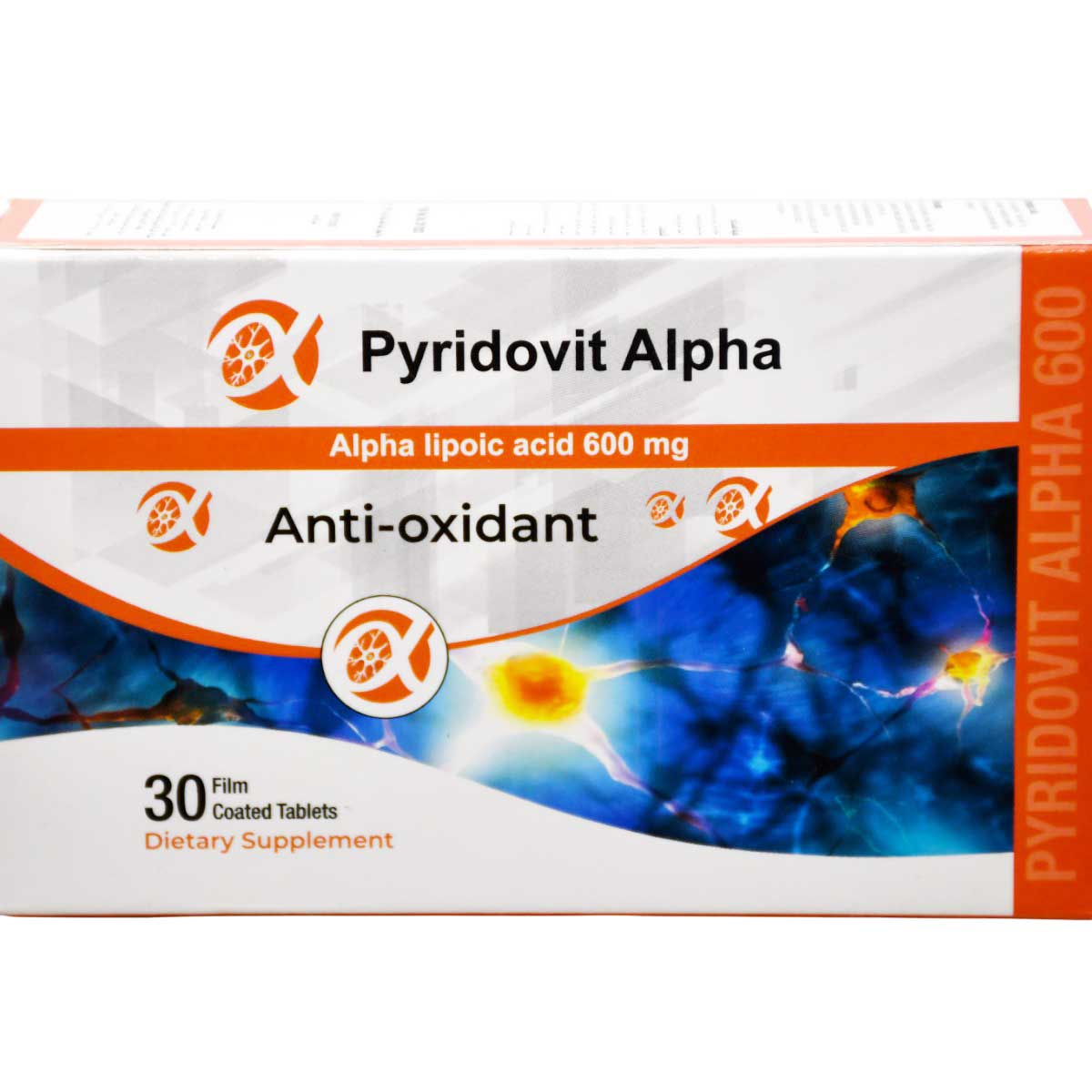 Pyridovit Alpha 600mg 30 Film Coated Tablets