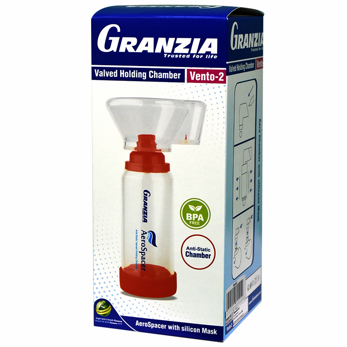 Aerochamber Granzia Vento 2 Orange